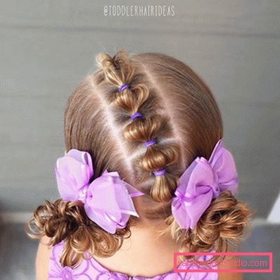 Treccine per ragazze - semplici acconciature per bambini