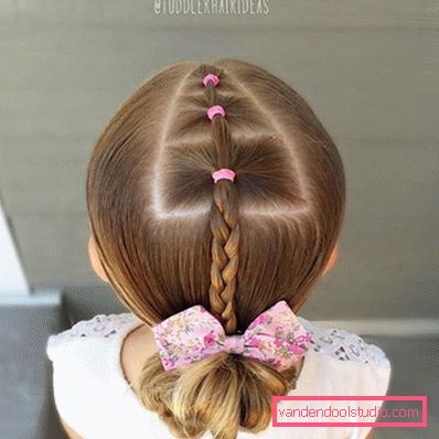 Treccine per ragazze - semplici acconciature per bambini