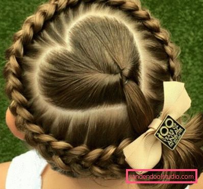 Treccine per ragazze - semplici acconciature per bambini