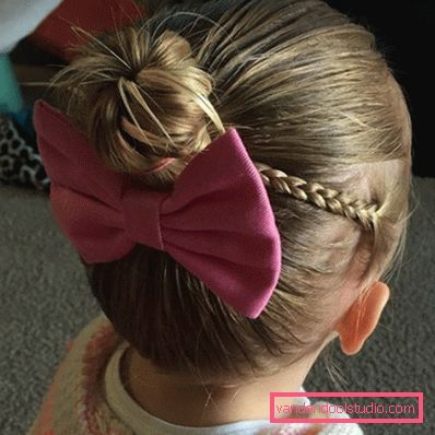 Treccine per ragazze - semplici acconciature per bambini