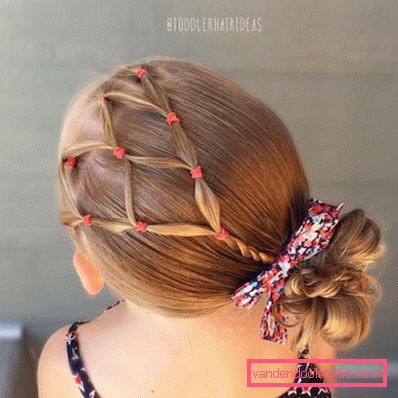 Treccine per ragazze - semplici acconciature per bambini