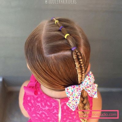 Treccine per ragazze - semplici acconciature per bambini