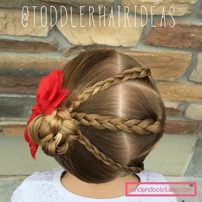 Treccine per ragazze - semplici acconciature per bambini
