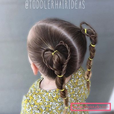Treccine per ragazze - semplici acconciature per bambini