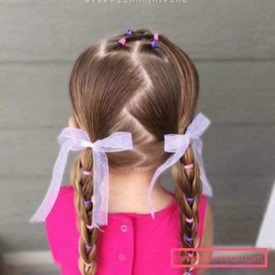 Treccine per ragazze - semplici acconciature per bambini
