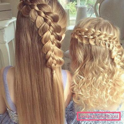 Treccine per ragazze - semplici acconciature per bambini