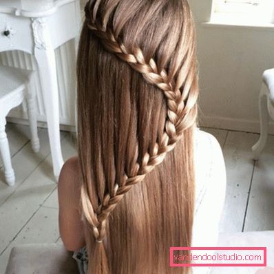 Treccine per ragazze - semplici acconciature per bambini