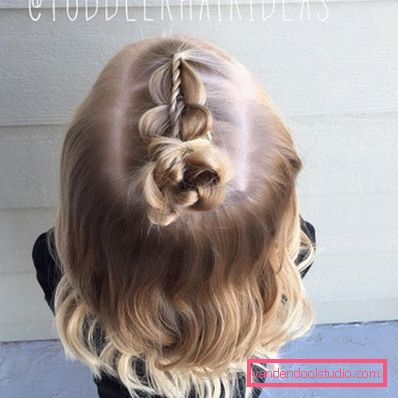 Treccine per ragazze - semplici acconciature per bambini