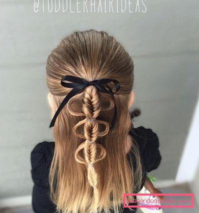 Treccine per ragazze - semplici acconciature per bambini