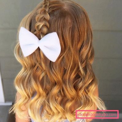 Treccine per ragazze - semplici acconciature per bambini
