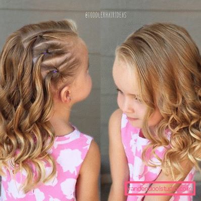 Treccine per ragazze - semplici acconciature per bambini