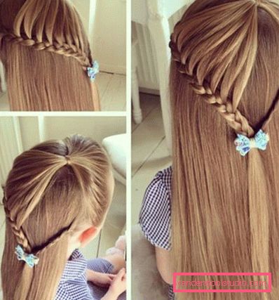 Treccine per ragazze - semplici acconciature per bambini