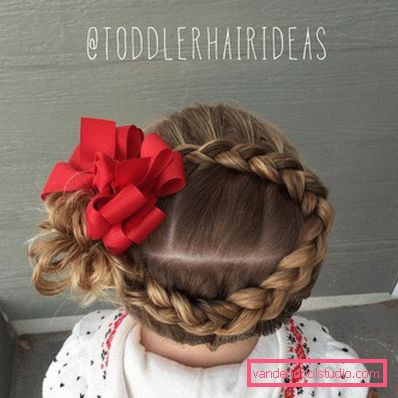 Treccine per ragazze - semplici acconciature per bambini
