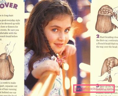 capelli lunghi intrecciati