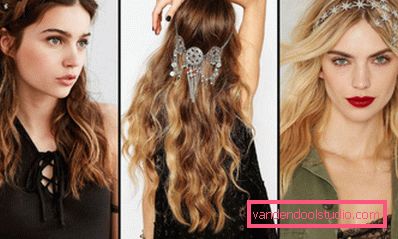 Bella e alla moda scala per capelli per capelli lunghi