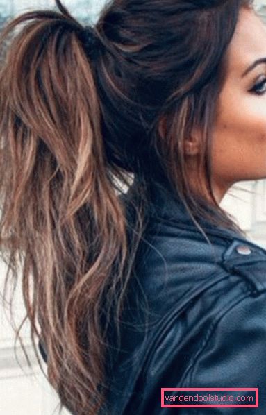 Bella e alla moda scala per capelli per capelli lunghi