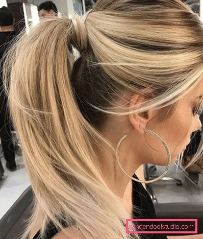 Bella e alla moda scala per capelli per capelli lunghi