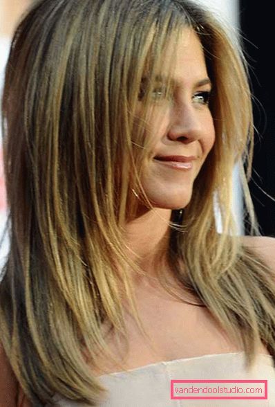 Bella e alla moda scala per capelli per capelli lunghi