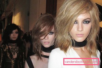 Bella e alla moda taglio di capelli per capelli medi