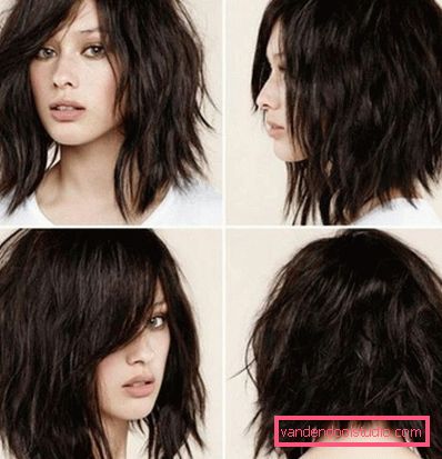 Bella e alla moda taglio di capelli per capelli medi
