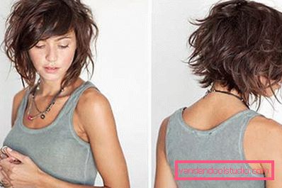 Bella e alla moda taglio di capelli per capelli medi