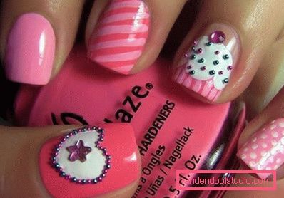 manicure rosa manicure rosa