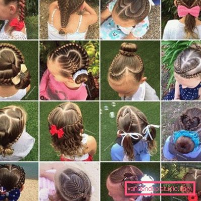 Belle acconciature per bambini a lungo