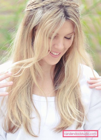 acconciature con capelli fluenti Belle acconciature per capelli lunghi e medi fluenti