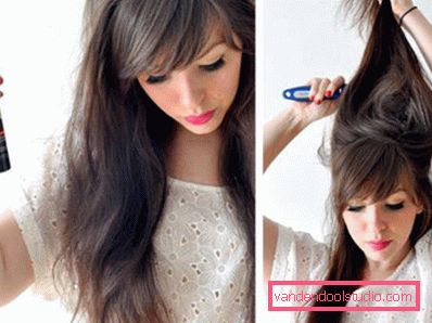 Belle acconciature per capelli lunghi e medi fluenti