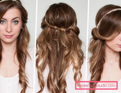 acconciature con capelli fluenti Belle acconciature per capelli lunghi e medi fluenti