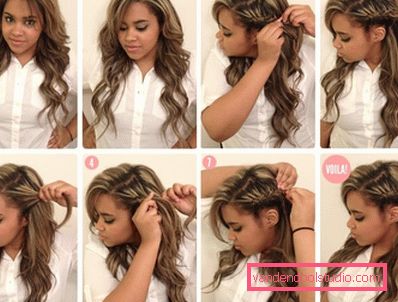 Belle acconciature per capelli lunghi e medi fluenti