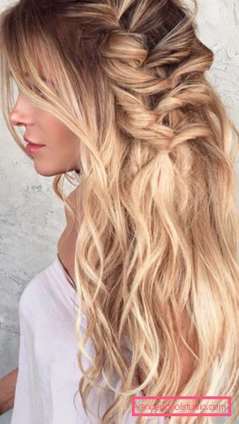 acconciature con capelli fluenti Belle acconciature per capelli lunghi e medi fluenti