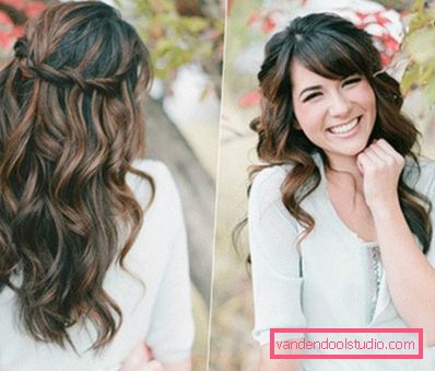 acconciature con capelli fluenti Belle acconciature per capelli lunghi e medi fluenti
