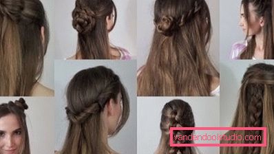 Belle acconciature per capelli lunghi e medi fluenti