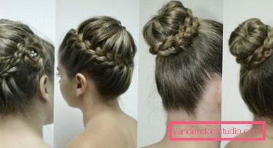 Acconciature con un bagel per capelli lunghi Bella acconciatura con bagel per capelli lunghi, passo dopo passo