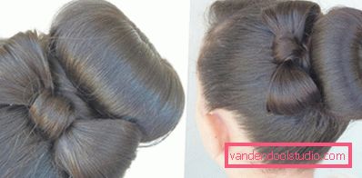 Acconciature con un bagel per capelli lunghi Bella acconciatura con bagel per capelli lunghi, passo dopo passo