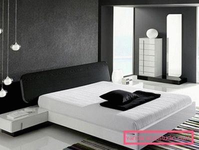 Design moderno della camera da letto