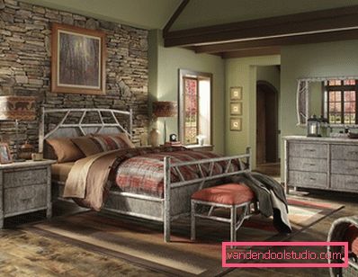 Design moderno della camera da letto