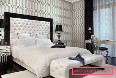 Design moderno della camera da letto