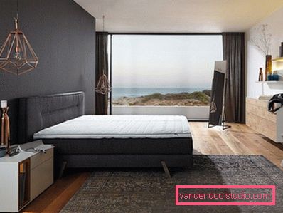 Design moderno della camera da letto