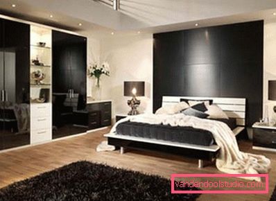 Design moderno della camera da letto
