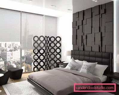 Design moderno della camera da letto