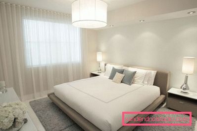 Design moderno della camera da letto