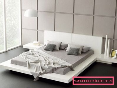 Design moderno della camera da letto