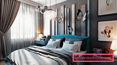 Design moderno della camera da letto
