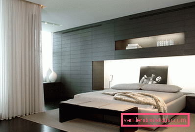 Design moderno della camera da letto