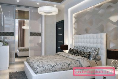 Design moderno della camera da letto