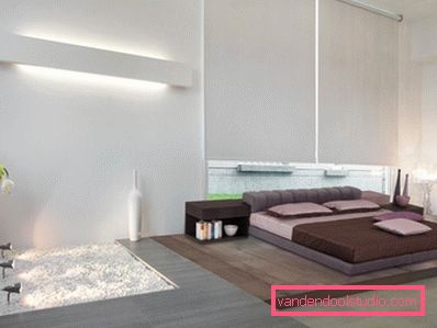 Design moderno della camera da letto