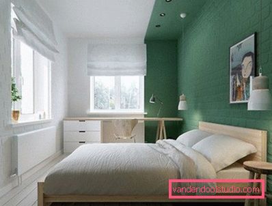 Design moderno della camera da letto