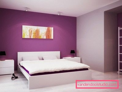 Design moderno della camera da letto